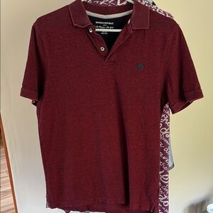 Banana Republic Red Polo Shirt Classic Style
